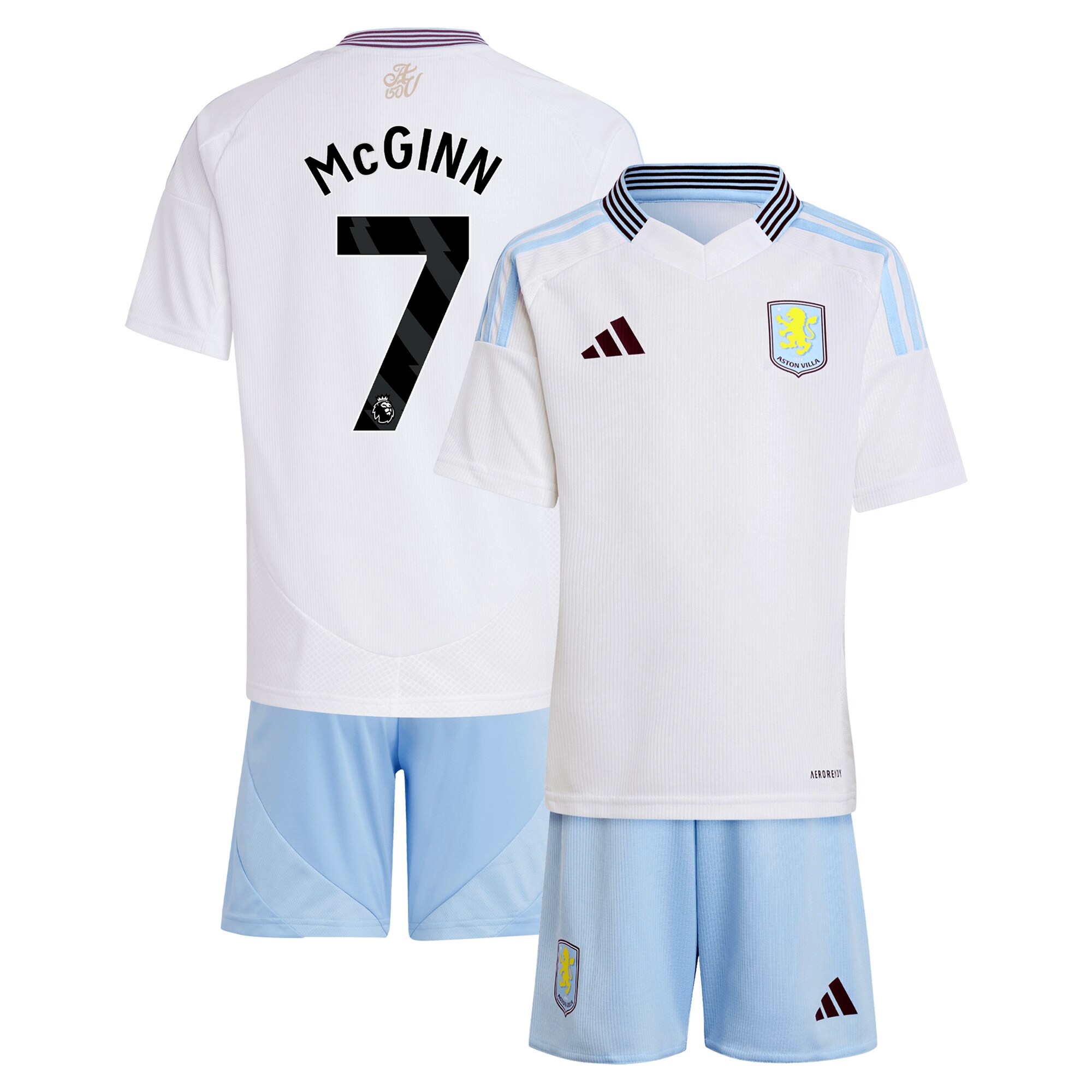 aston villa adidas away mini kit 2024-25 with mcginn 7 printing Collection | Aston Villa Fan Shop