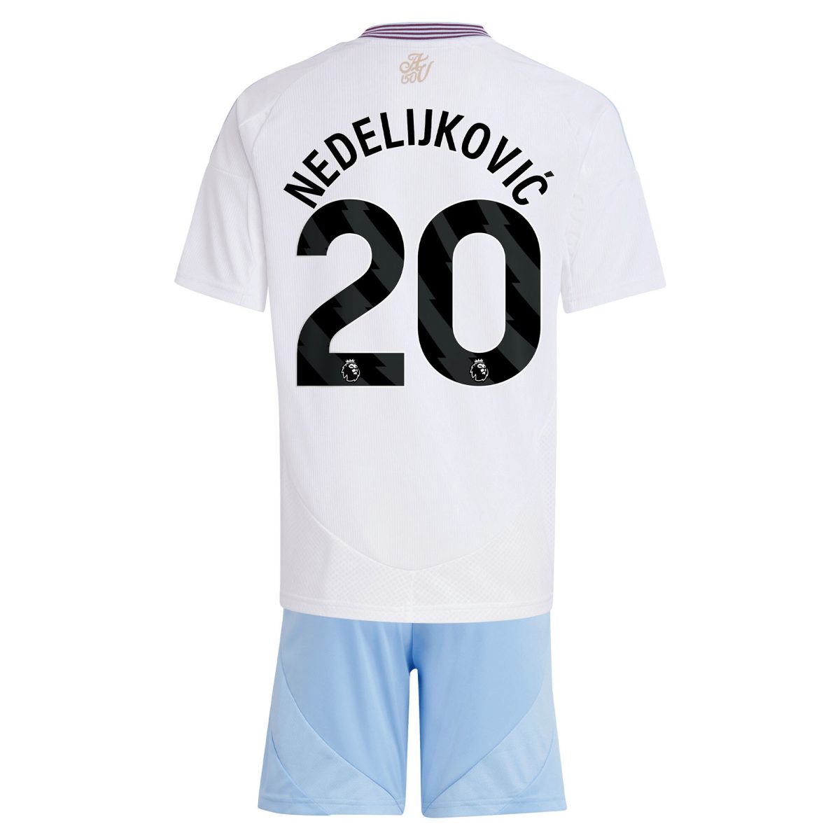 aston villa adidas away mini kit 2024-25 with nedeljković 20 printing Collection | Aston Villa Fan Shop