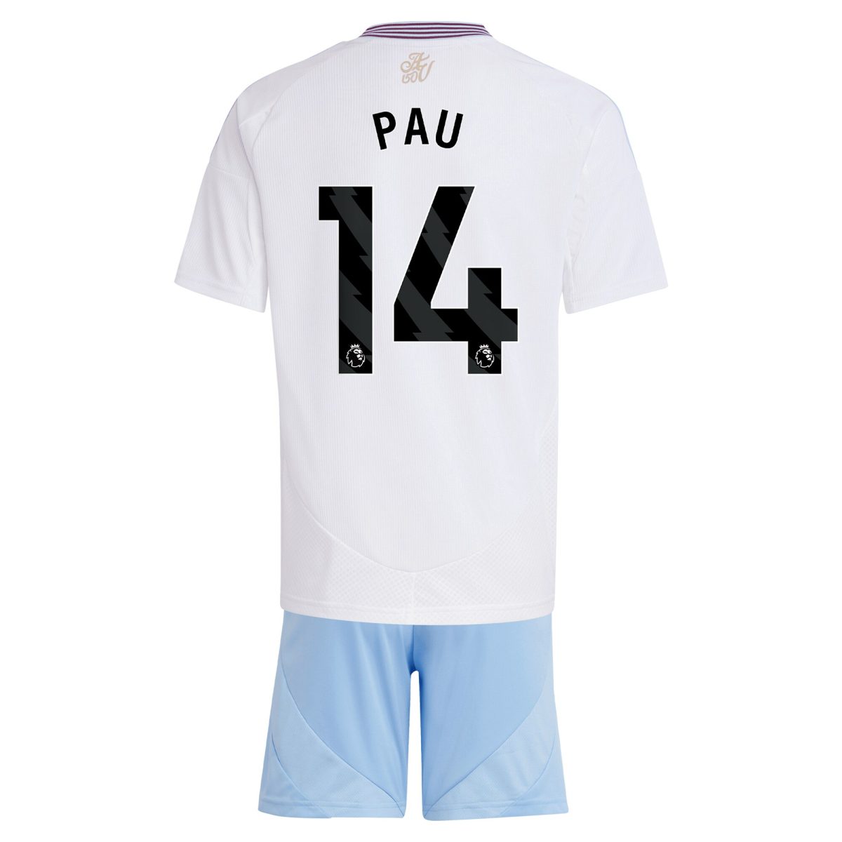 aston villa adidas away mini kit 2024-25 with pau 14 printing Collection | Aston Villa Fan Shop