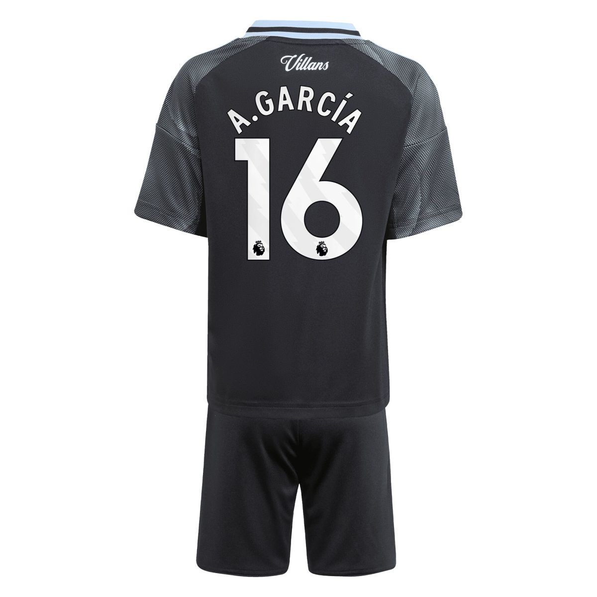 aston villa adidas away mini kit 2025-26 with a.garcía 16 printing Collection | Aston Villa Fan Shop