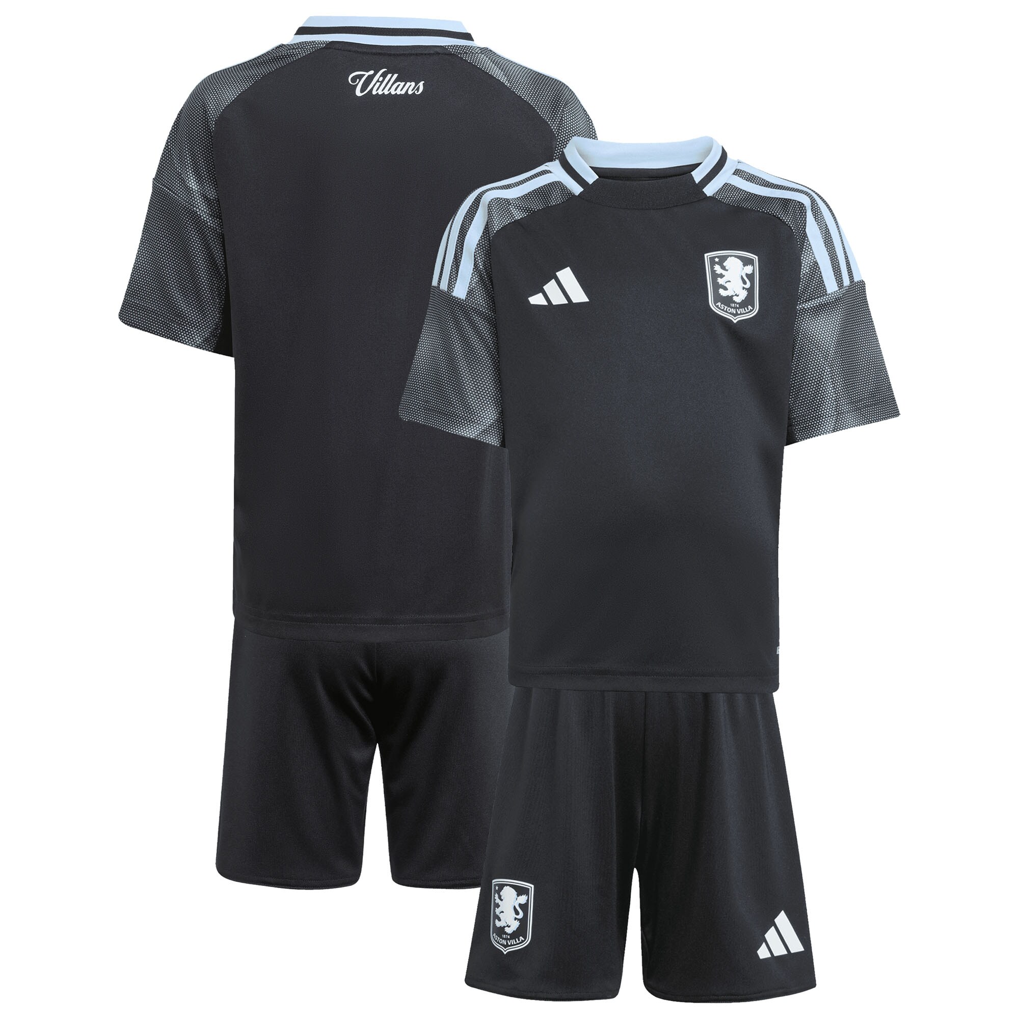 aston villa adidas away mini kit 2025-26 with custom printing Collection | Aston Villa Fan Shop