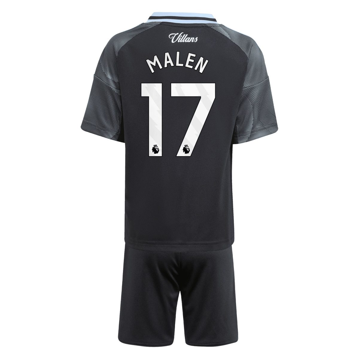 aston villa adidas away mini kit 2025-26 with malen 17 printing Collection | Aston Villa Fan Shop