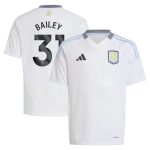 aston villa adidas away shirt 2024-25 – kids with bailey 31 printing Collection | Aston Villa Fan Shop