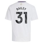 aston villa adidas away shirt 2024-25 – kids with bailey 31 printing Collection | Aston Villa Fan Shop