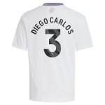 aston villa adidas away shirt 2024-25 – kids with diego carlos 3 printing Collection | Aston Villa Fan Shop
