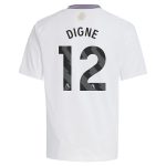 aston villa adidas away shirt 2024-25 – kids with digne 12 printing Collection | Aston Villa Fan Shop
