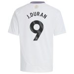 aston villa adidas away shirt 2024-25 – kids with j.duran 9 printing Collection | Aston Villa Fan Shop