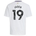 aston villa adidas away shirt 2024-25 – kids with jaden 19 printing Collection | Aston Villa Fan Shop