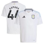 aston villa adidas away shirt 2024-25 – kids with kamara 44 printing Collection | Aston Villa Fan Shop