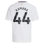 aston villa adidas away shirt 2024-25 – kids with kamara 44 printing Collection | Aston Villa Fan Shop
