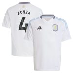 aston villa adidas away shirt 2024-25 – kids with konsa 4 printing Collection | Aston Villa Fan Shop