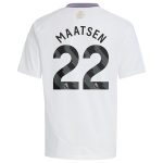 aston villa adidas away shirt 2024-25 – kids with maatsen 22 printing Collection | Aston Villa Fan Shop