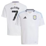aston villa adidas away shirt 2024-25 – kids with mcginn 7 printing Collection | Aston Villa Fan Shop