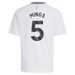 aston villa adidas away shirt 2024-25 – kids with mings 5 printing Collection | Aston Villa Fan Shop