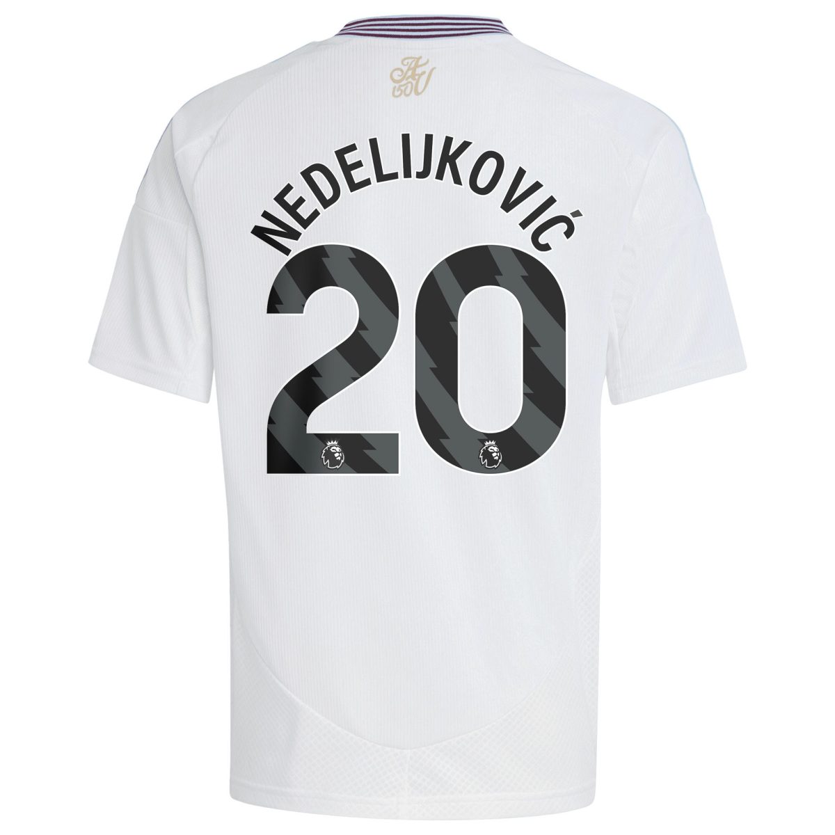 aston villa adidas away shirt 2024-25 – kids with nedeljković 20 printing Collection | Aston Villa Fan Shop