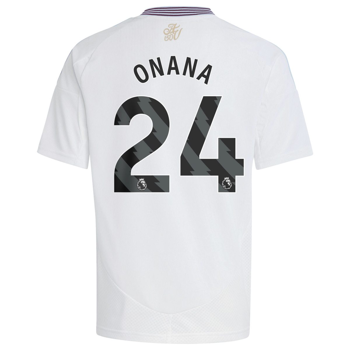 aston villa adidas away shirt 2024-25 – kids with onana 24 printing Collection | Aston Villa Fan Shop
