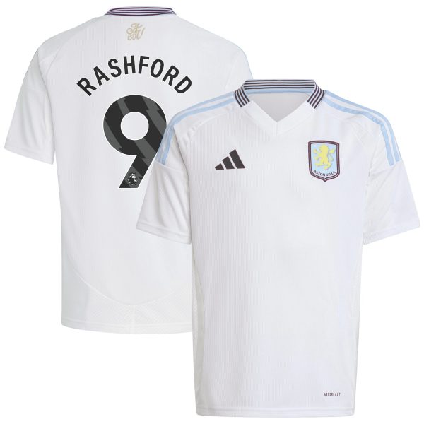 aston villa adidas away shirt 2024-25 – kids with rashford 9 printing Collection | Aston Villa Fan Shop