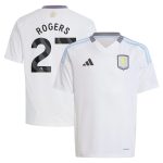 aston villa adidas away shirt 2024-25 – kids with rogers 27 printing Collection | Aston Villa Fan Shop