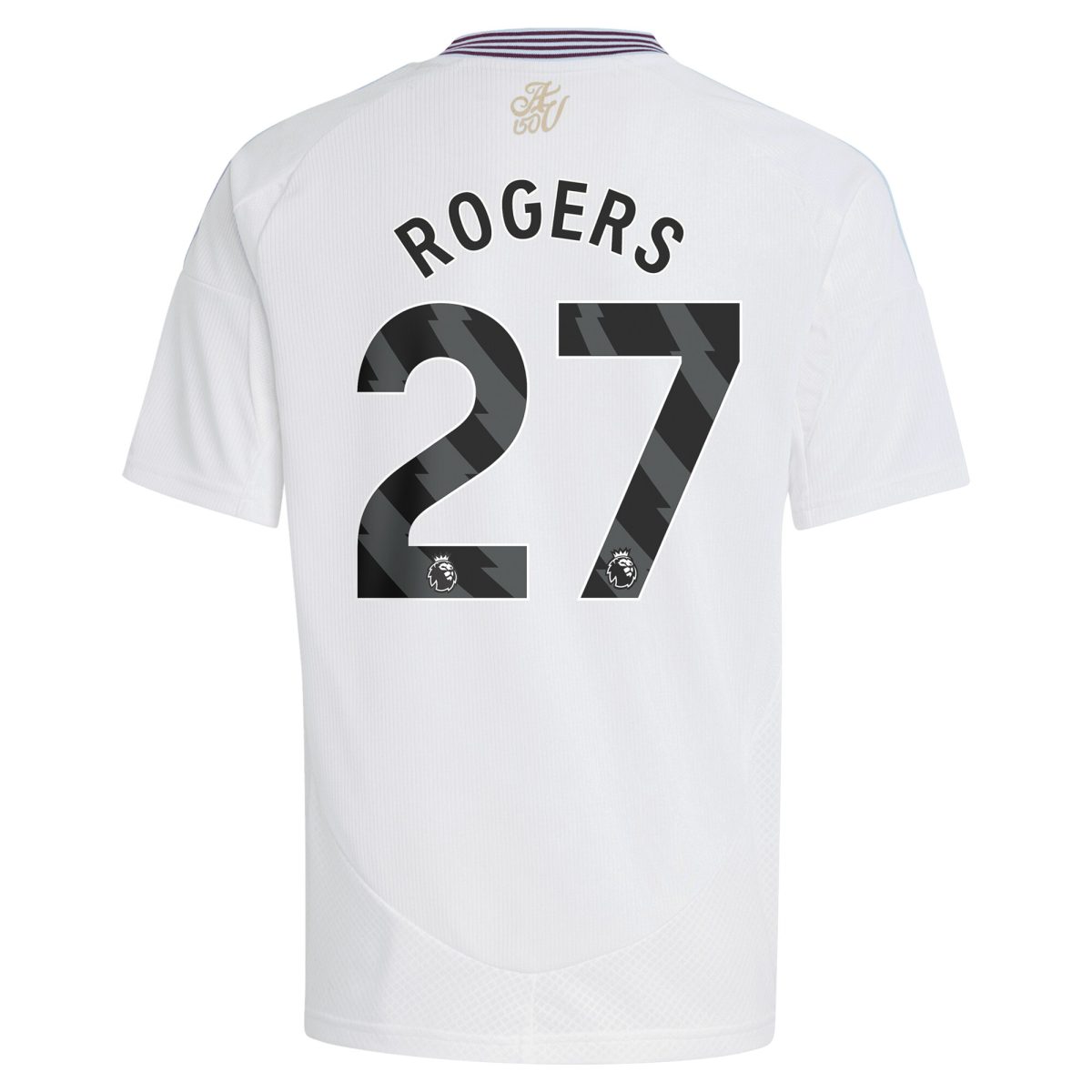 aston villa adidas away shirt 2024-25 – kids with rogers 27 printing Collection | Aston Villa Fan Shop