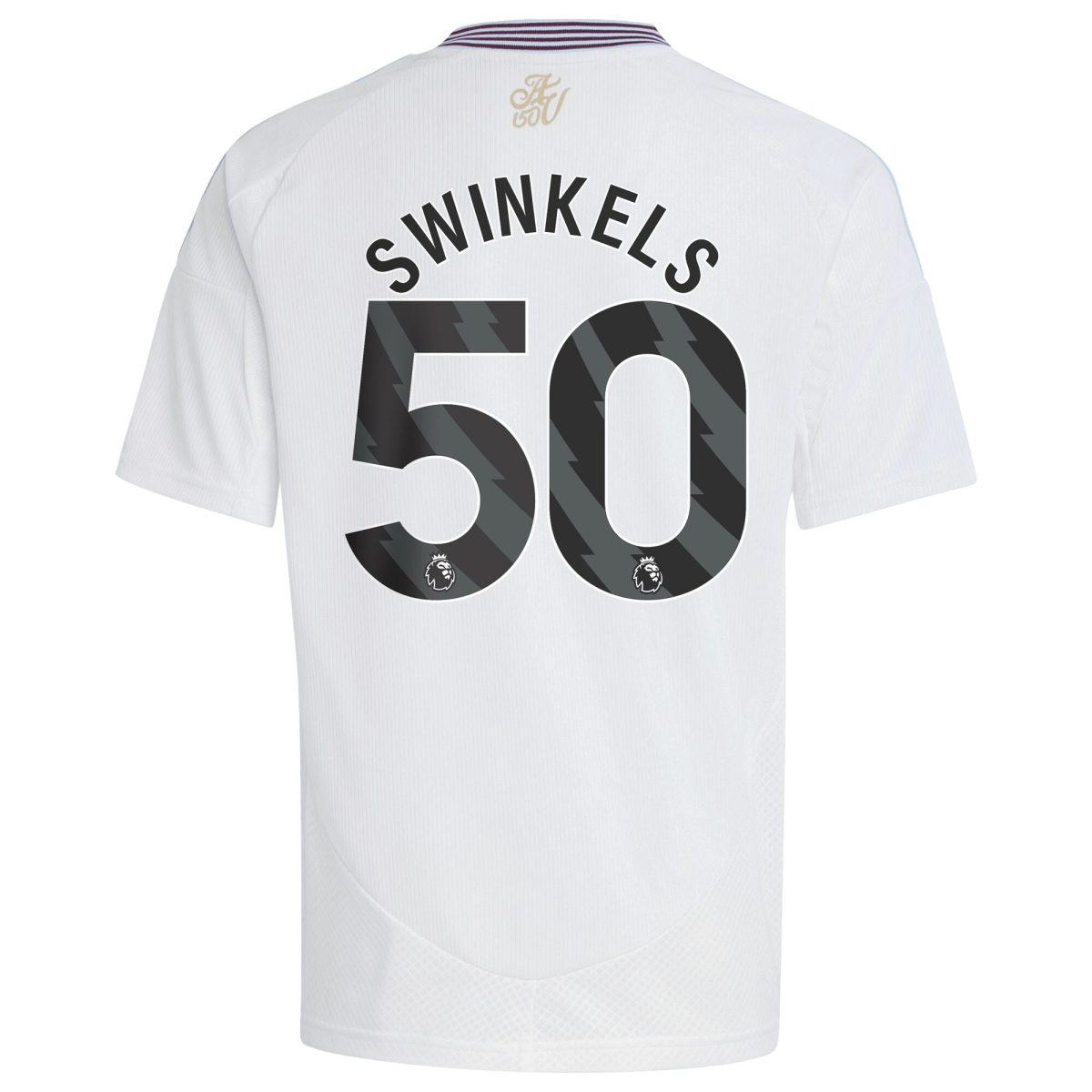 aston villa adidas away shirt 2024-25 – kids with swinkels 50 printing Collection | Aston Villa Fan Shop