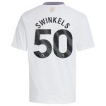 aston villa adidas away shirt 2024-25 – kids with swinkels 50 printing Collection | Aston Villa Fan Shop