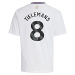 aston villa adidas away shirt 2024-25 – kids with tielemans 8 printing Collection | Aston Villa Fan Shop