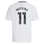 aston villa adidas away shirt 2024-25 – kids with watkins 11 printing Collection | Aston Villa Fan Shop