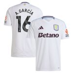 aston villa adidas away shirt 2024-25 with a.garcía 16 printing Collection | Aston Villa Fan Shop