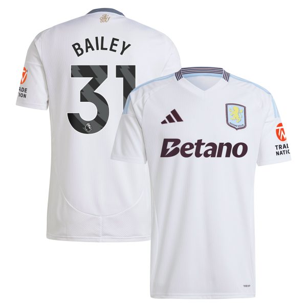 aston villa adidas away shirt 2024-25 with bailey 31 printing Collection | Aston Villa Fan Shop