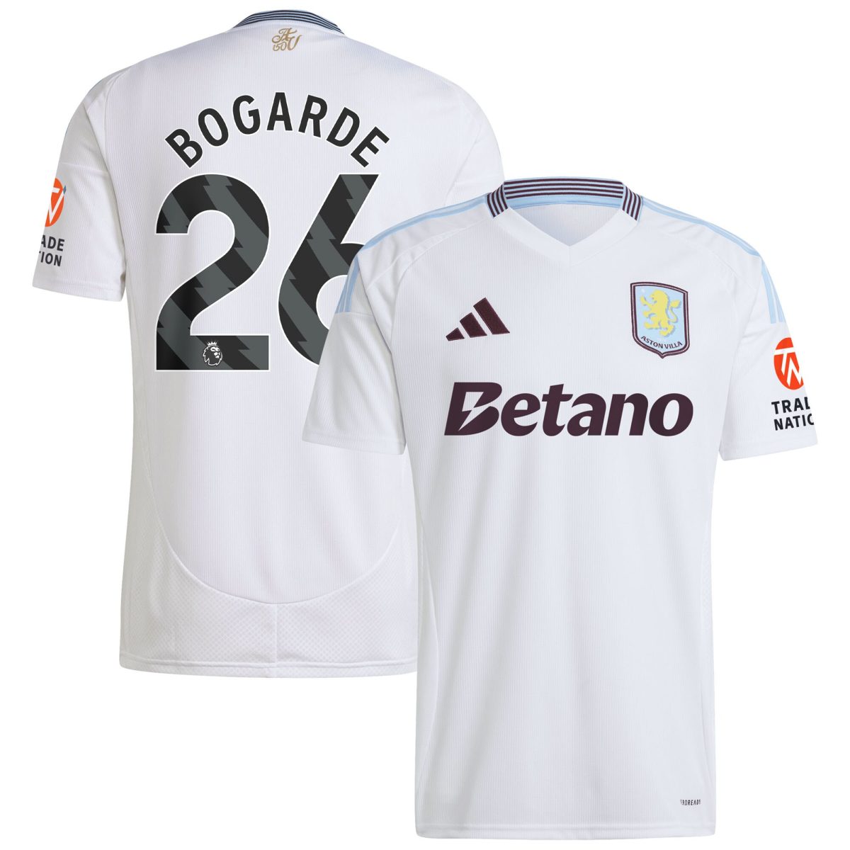 aston villa adidas away shirt 2024-25 with bogarde 26 printing Collection | Aston Villa Fan Shop