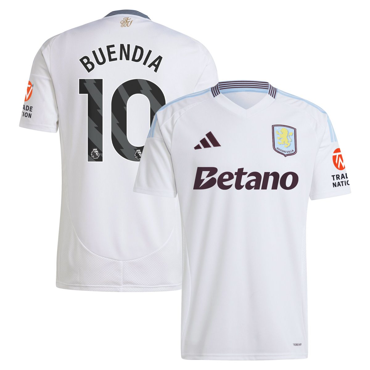 aston villa adidas away shirt 2024-25 with buendia 10 printing Collection | Aston Villa Fan Shop