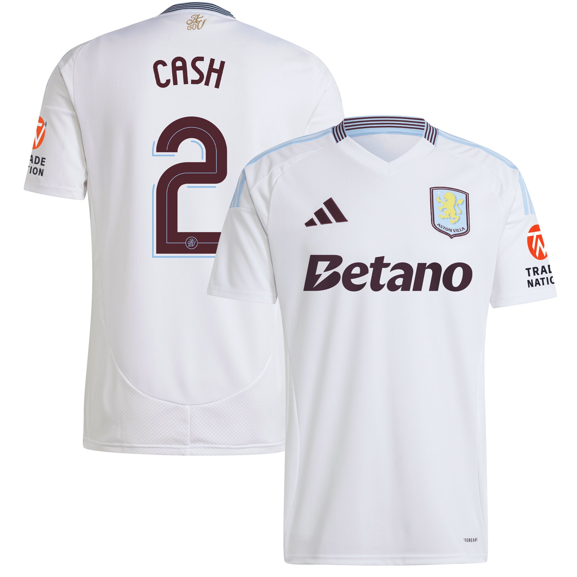 aston villa adidas away shirt 2024-25 with cash 2 cup printing Collection | Aston Villa Fan Shop