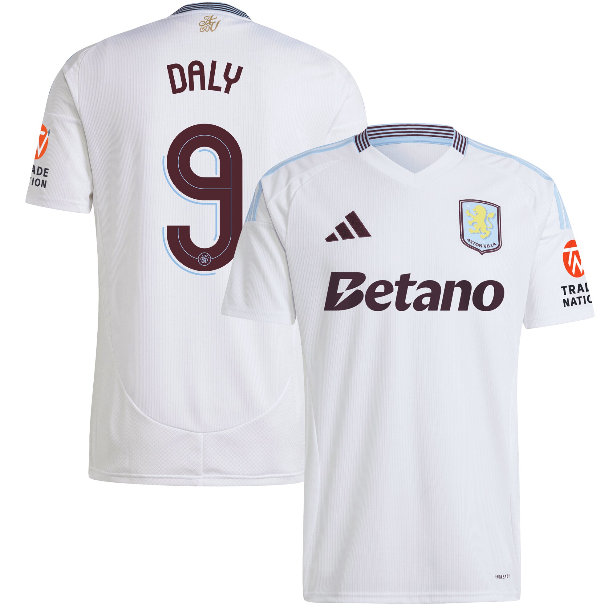 aston villa adidas away shirt 2024-25 with daly 9 cup printing Collection | Aston Villa Fan Shop