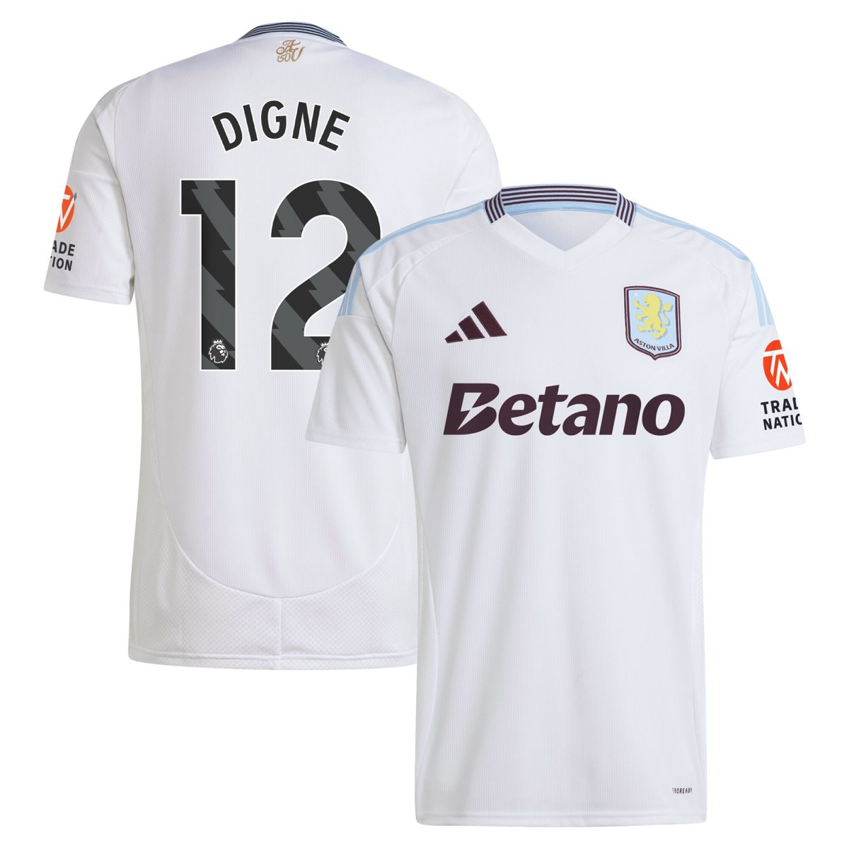 aston villa adidas away shirt 2024-25 with digne 12 printing Collection | Aston Villa Fan Shop