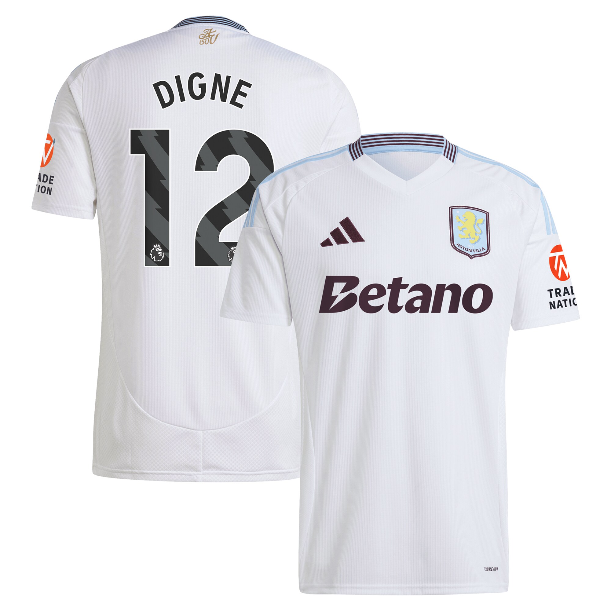 aston villa adidas away shirt 2024-25 with digne 12 printing Collection | Aston Villa Fan Shop