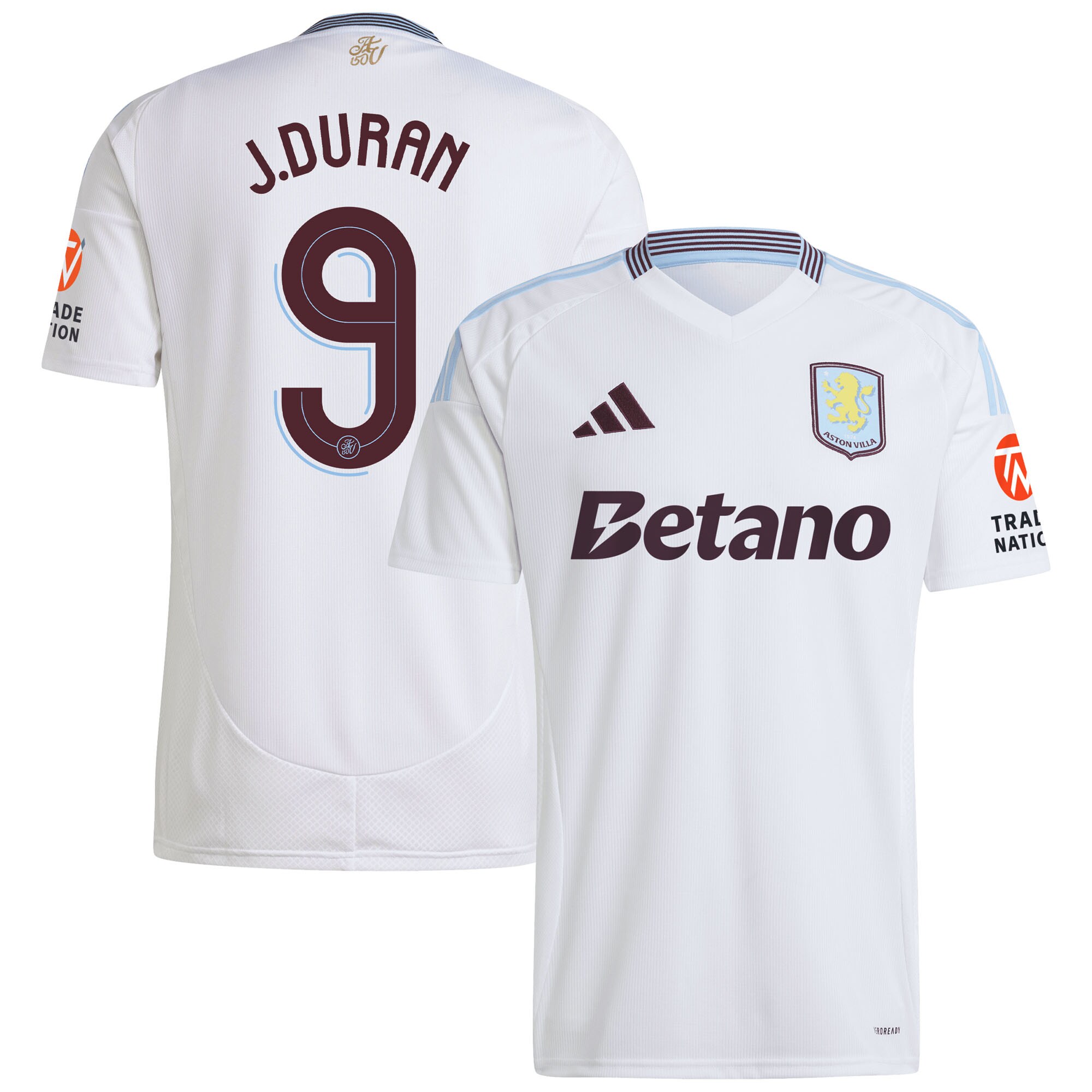 aston villa adidas away shirt 2024-25 with duran 9 cup printing Collection | Aston Villa Fan Shop