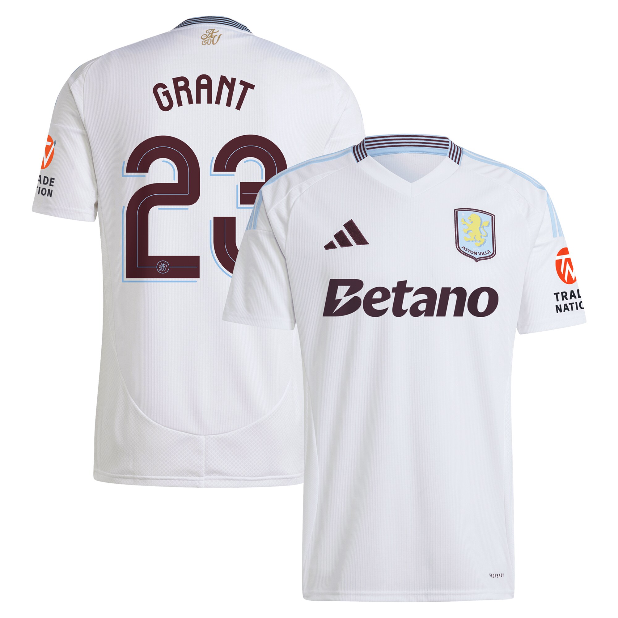 aston villa adidas away shirt 2024-25 with grant 23 cup printing Collection | Aston Villa Fan Shop