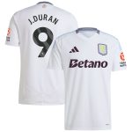 aston villa adidas away shirt 2024-25 with j.duran 9 printing Collection | Aston Villa Fan Shop