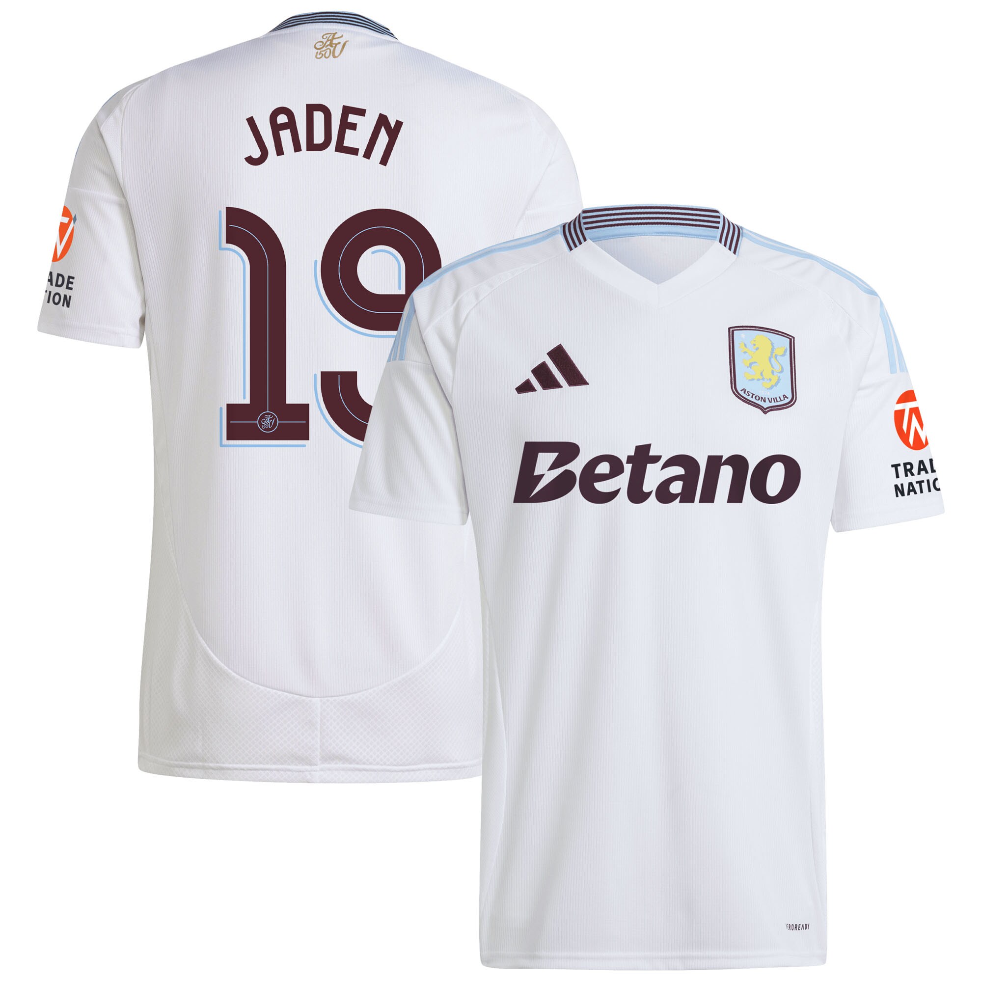 aston villa adidas away shirt 2024-25 with jaden 19 cup printing Collection | Aston Villa Fan Shop