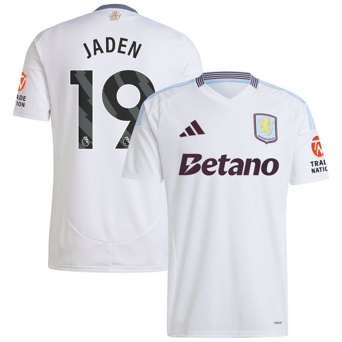 aston villa adidas away shirt 2024-25 with jaden 19 printing Collection | Aston Villa Fan Shop