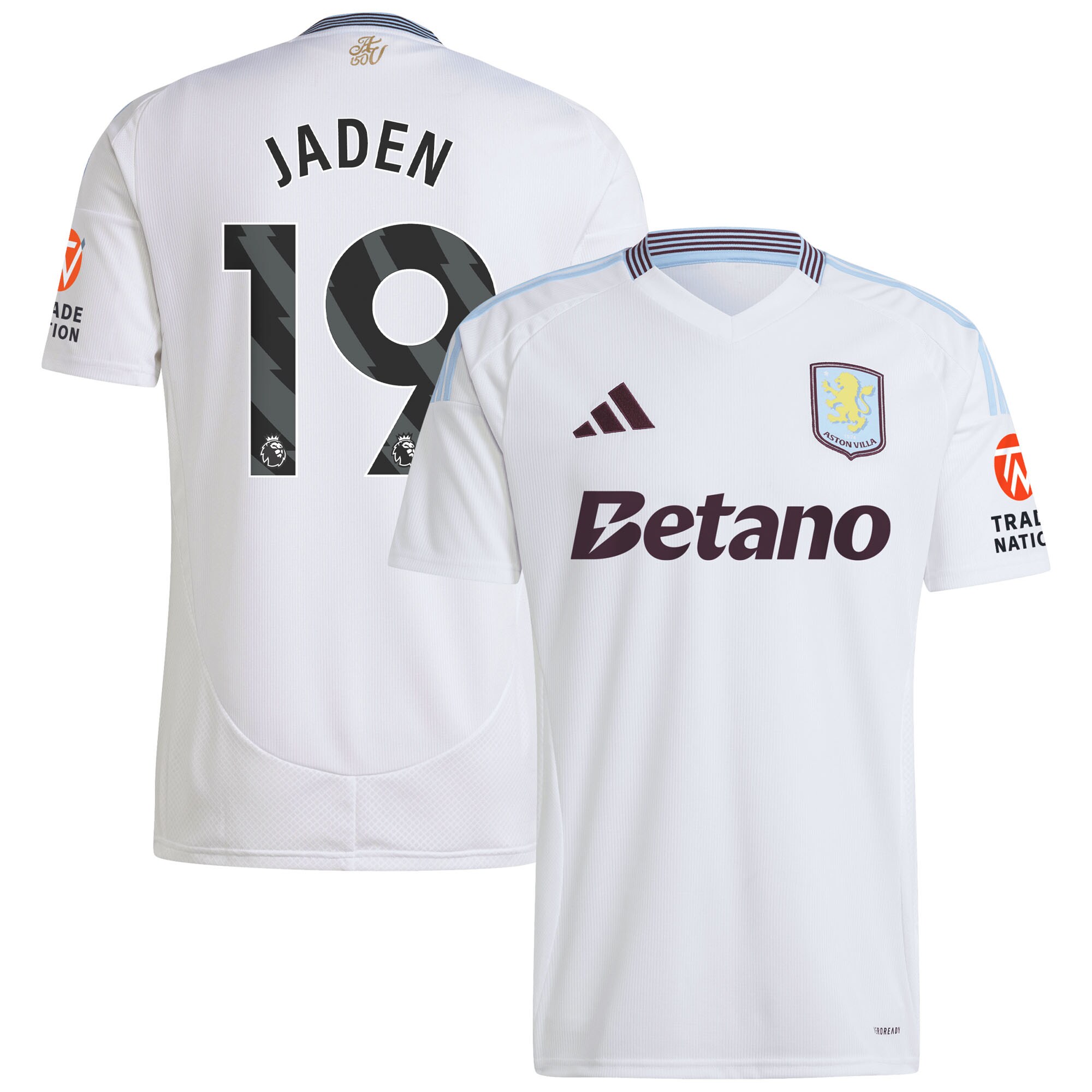 aston villa adidas away shirt 2024-25 with jaden 19 printing Collection | Aston Villa Fan Shop