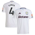 aston villa adidas away shirt 2024-25 with konsa 4 printing Collection | Aston Villa Fan Shop