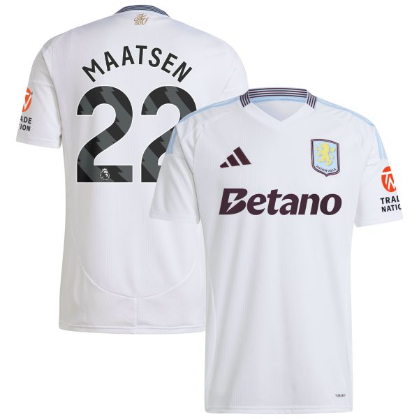 aston villa adidas away shirt 2024-25 with maatsen 22 printing Collection | Aston Villa Fan Shop