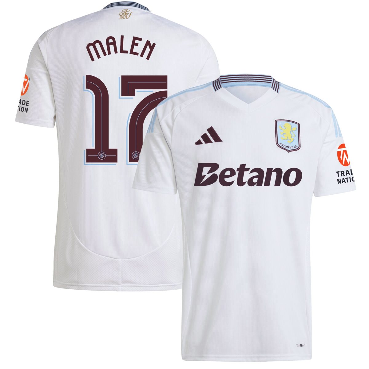 aston villa adidas away shirt 2024-25 with malen 17 cup printing Collection | Aston Villa Fan Shop