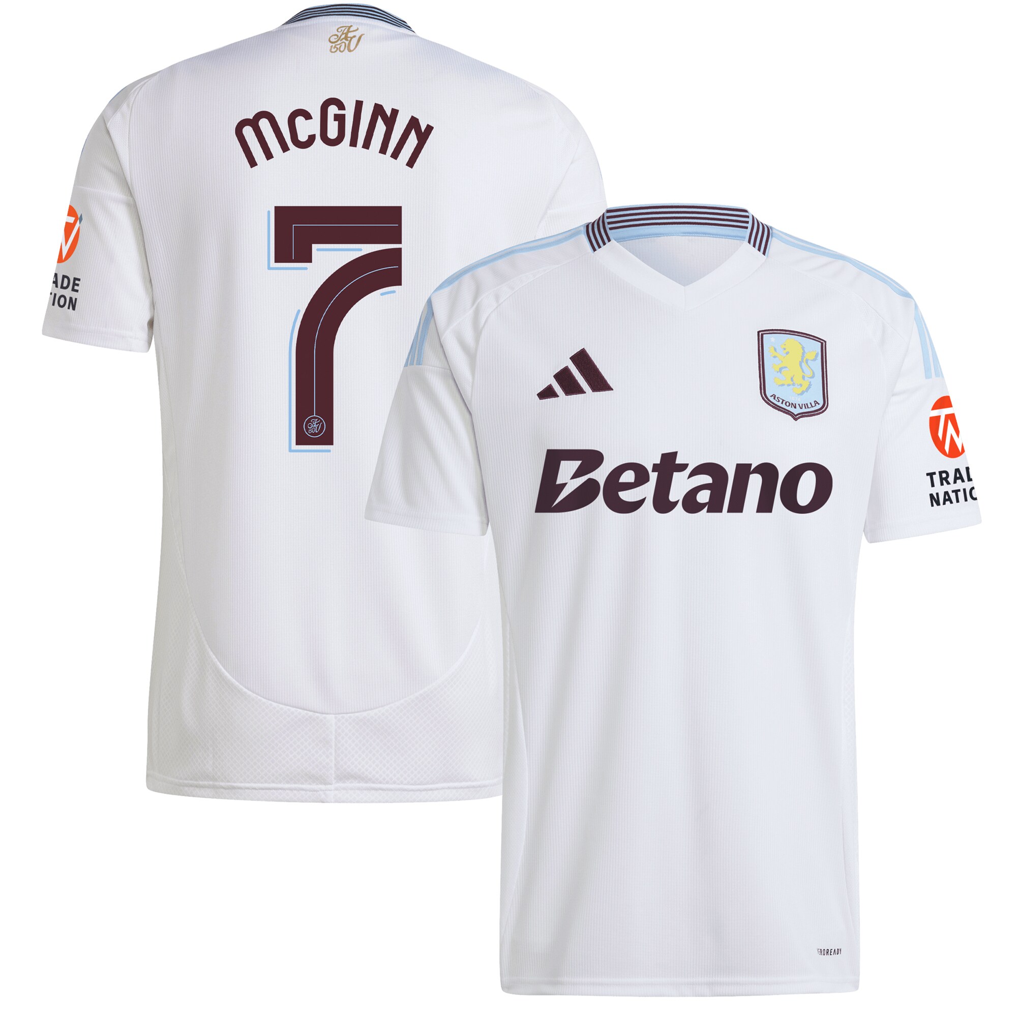 aston villa adidas away shirt 2024-25 with mcginn 7 cup printing Collection | Aston Villa Fan Shop