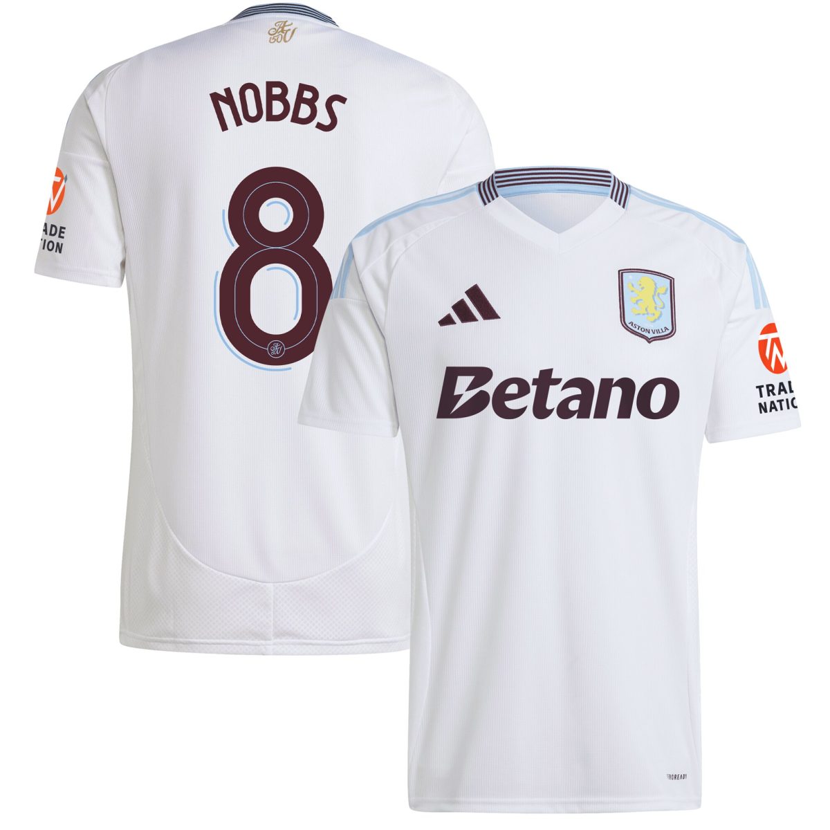 aston villa adidas away shirt 2024-25 with nobbs 8 cup printing Collection | Aston Villa Fan Shop