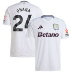 aston villa adidas away shirt 2024-25 with onana 24 printing Collection | Aston Villa Fan Shop