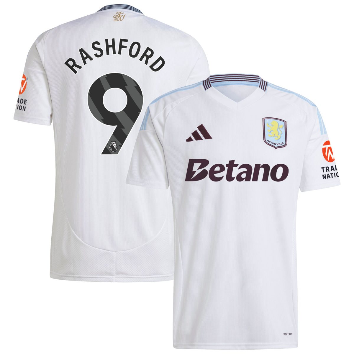 aston villa adidas away shirt 2024-25 with rashford 9 printing Collection | Aston Villa Fan Shop
