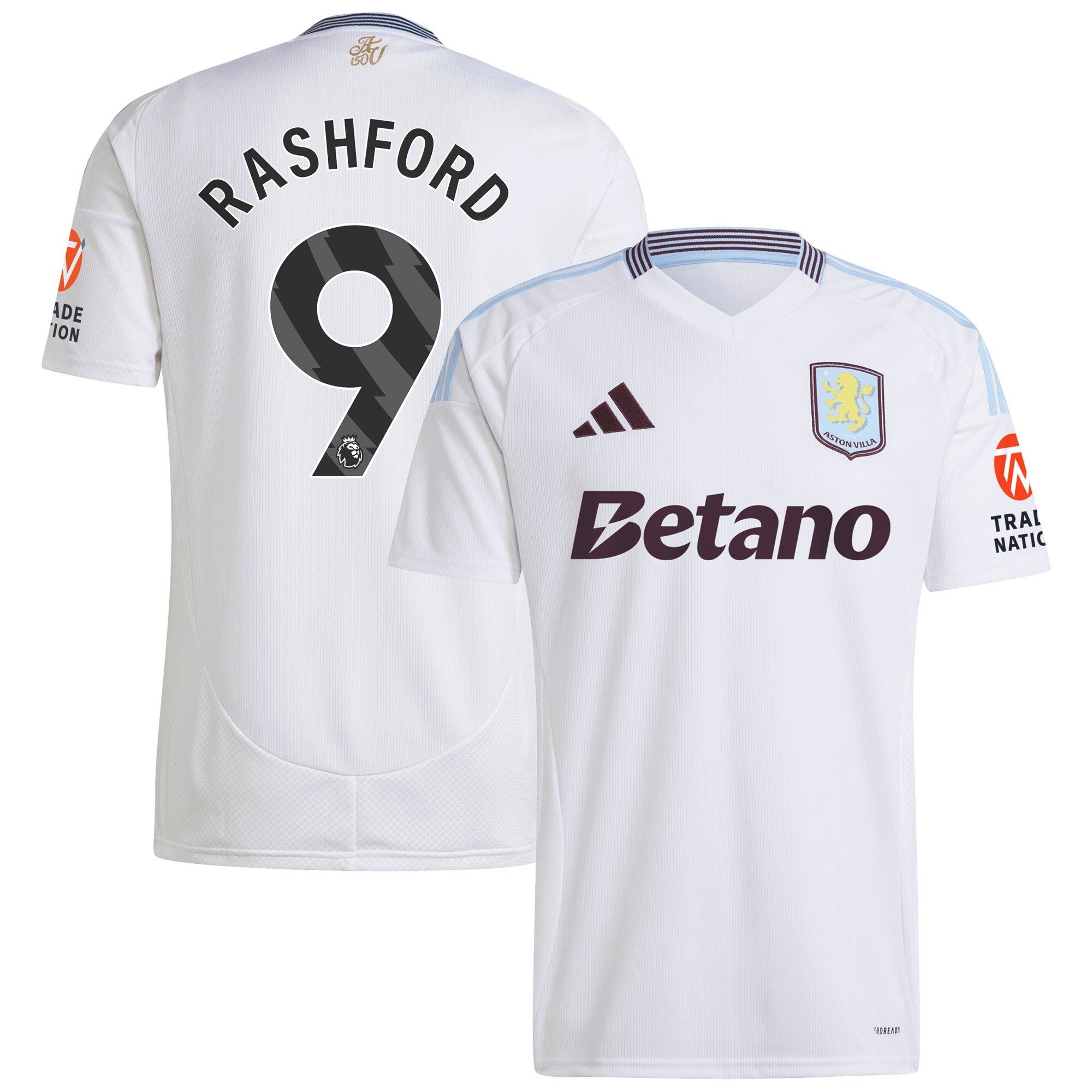 aston villa adidas away shirt 2024-25 with rashford 9 printing Collection | Aston Villa Fan Shop