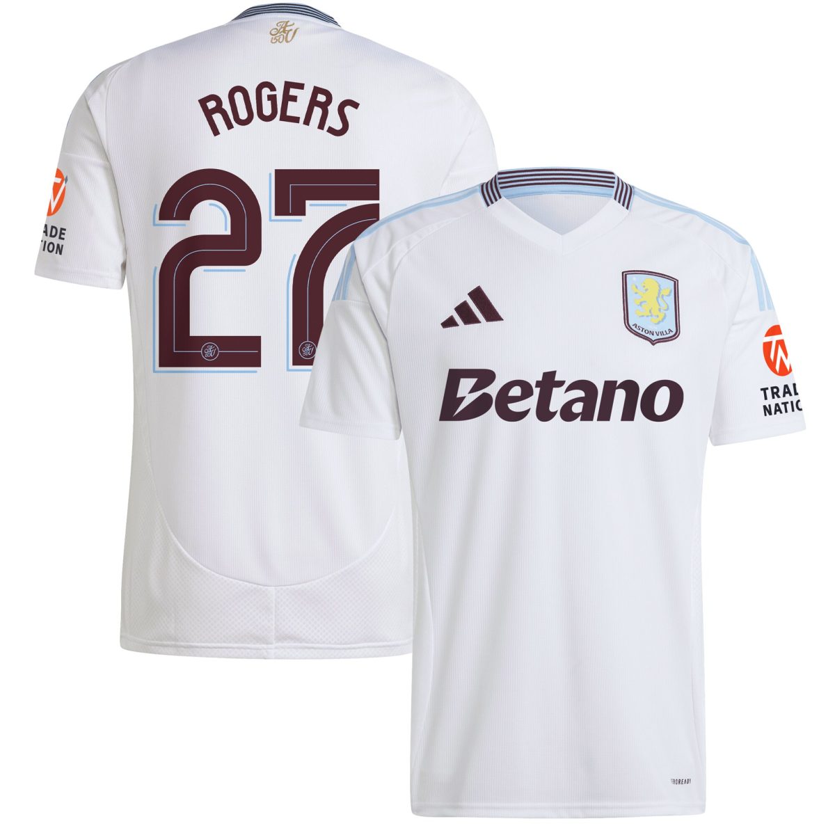 aston villa adidas away shirt 2024-25 with rogers 27 cup printing Collection | Aston Villa Fan Shop